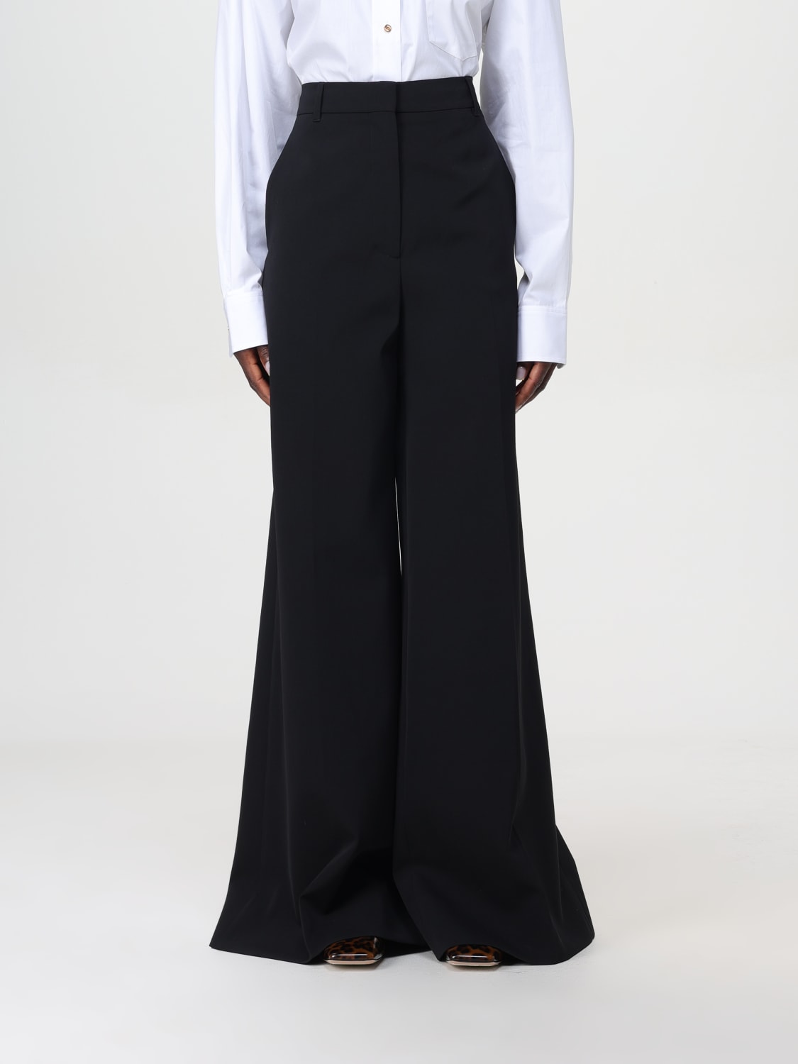 STELLA MCCARTNEY PANTALONE: Pantalone Stella McCartney in lana , Nero - Img 1