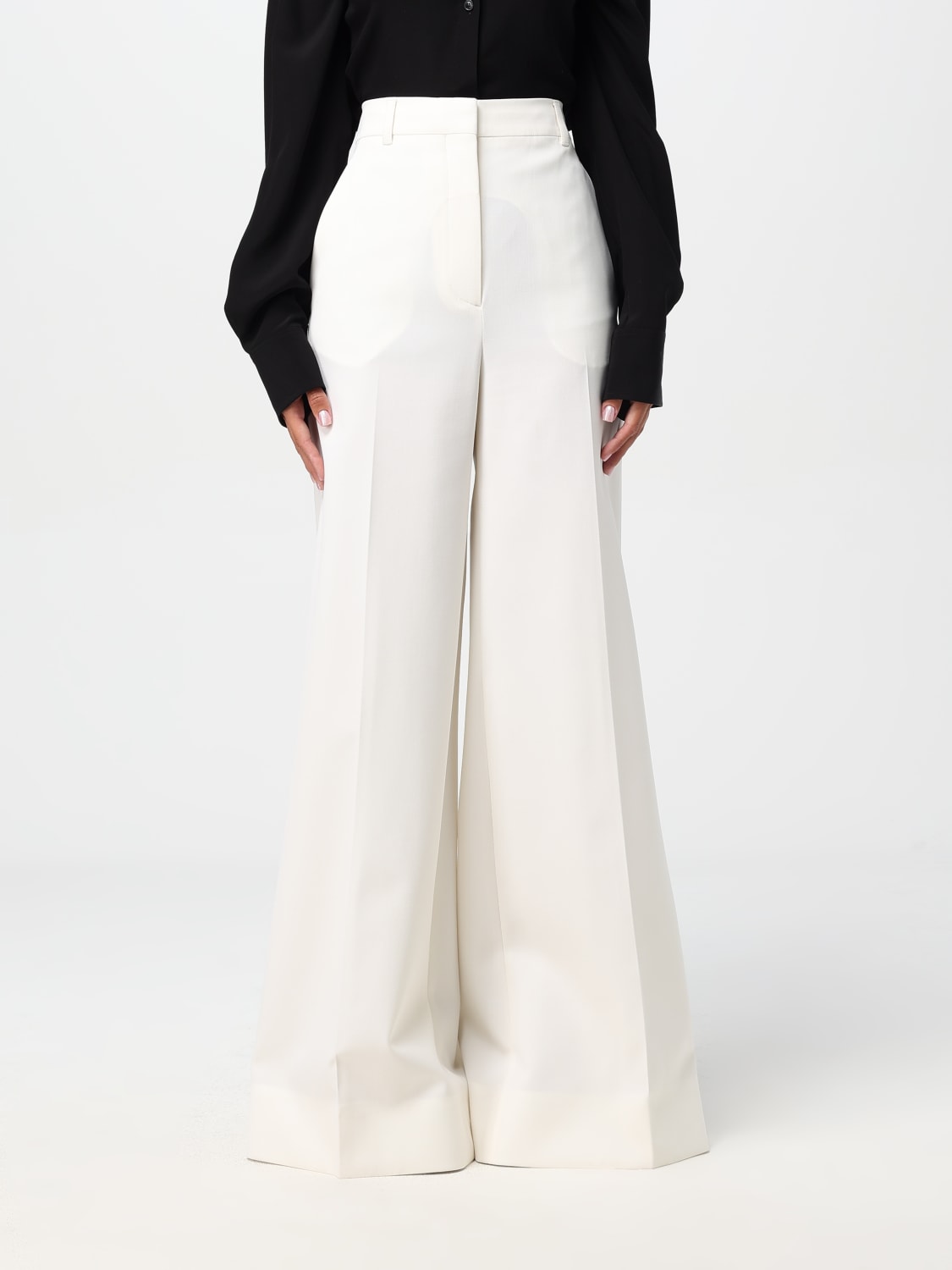 STELLA MCCARTNEY PANTS: Pants woman Stella McCartney, Cream - Img 1