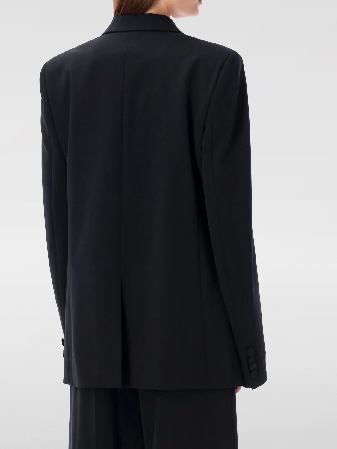 STELLA MCCARTNEY BLAZER: Blazer a doppiopetto Stella McCartney, Nero - Img 2