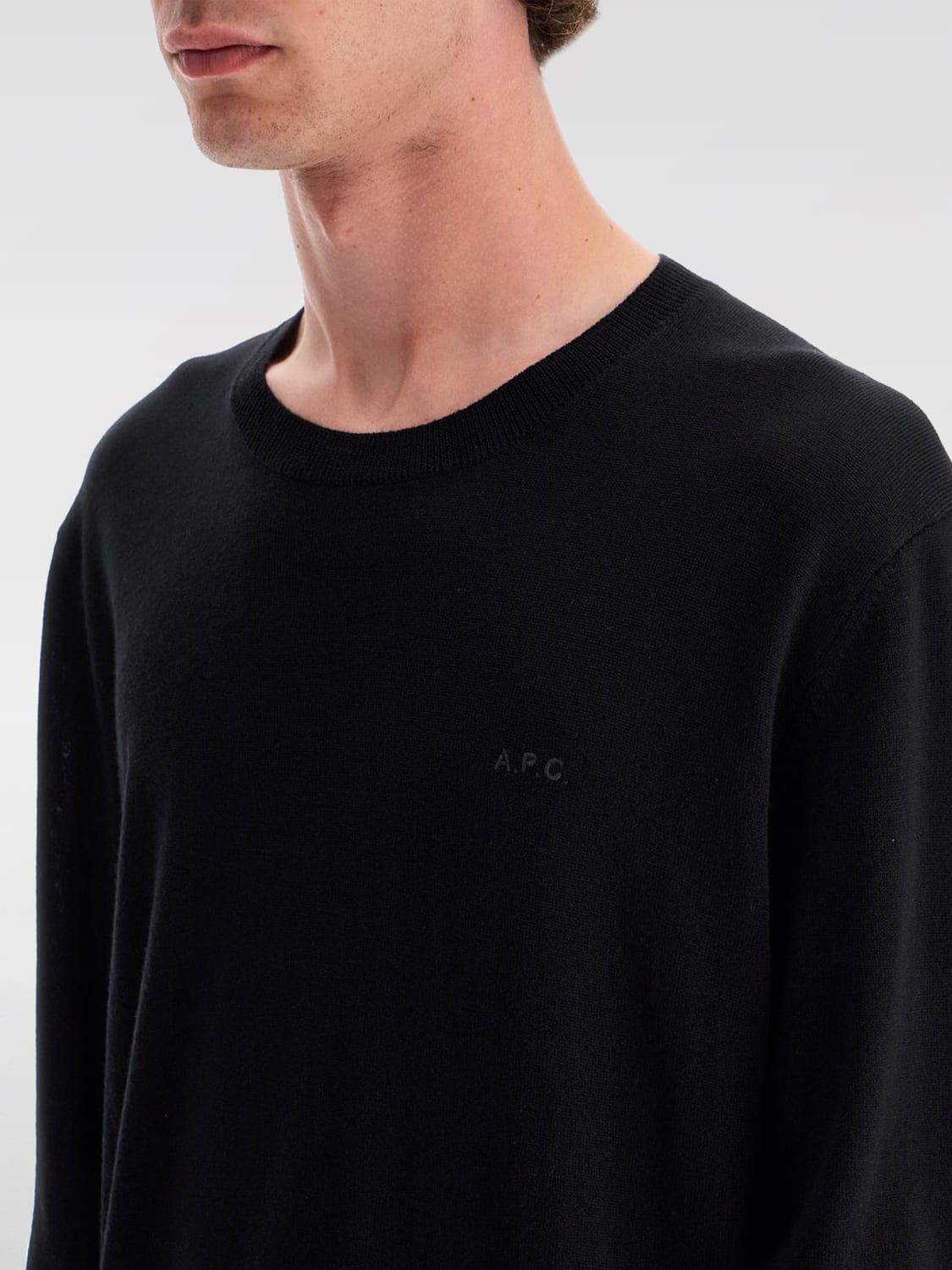 A.P.C. SWEATER: Sweater men A.P.C., Black - Img 3