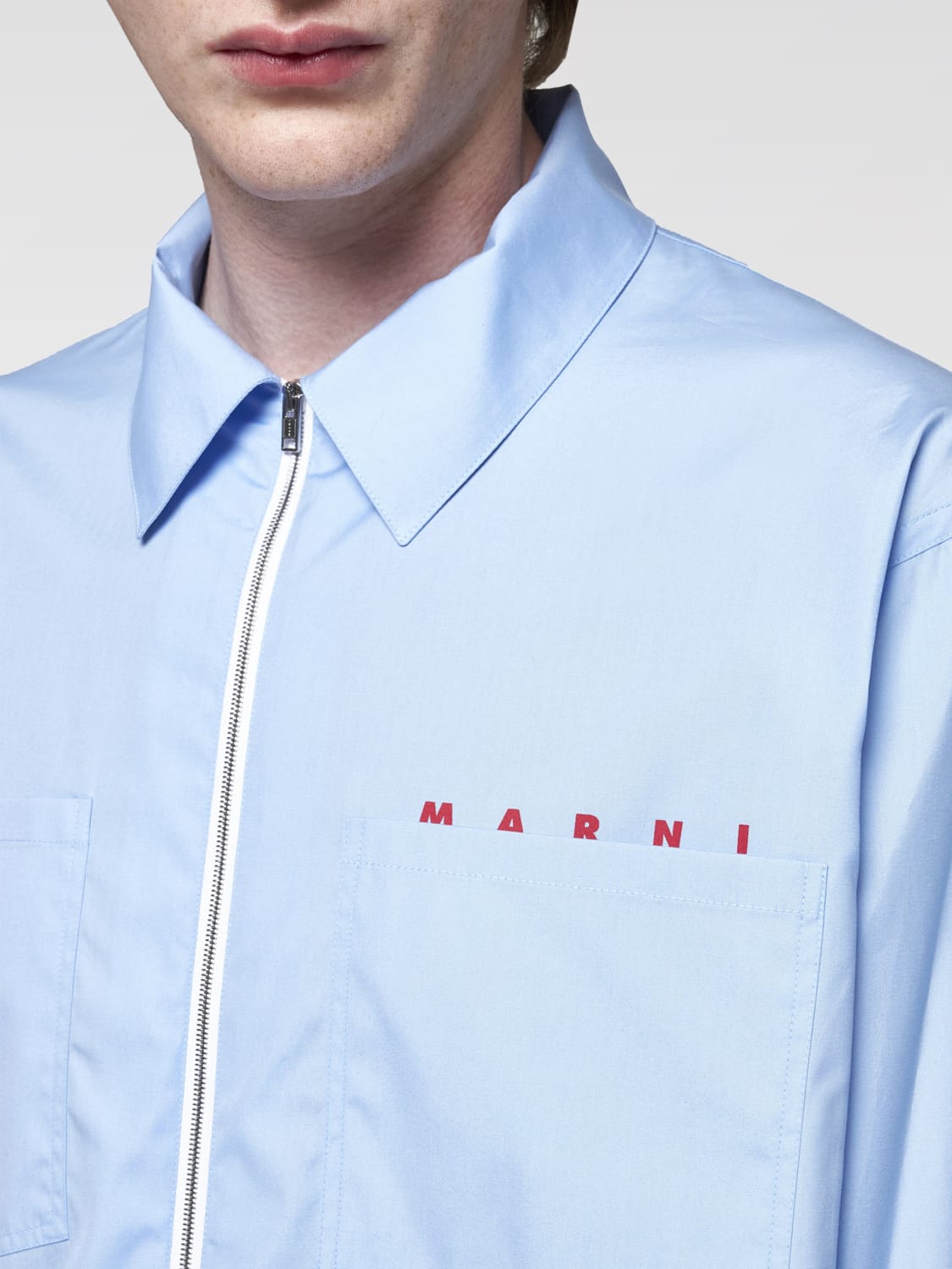 MARNI SHIRT: Shirt men Marni, Blue - Img 3