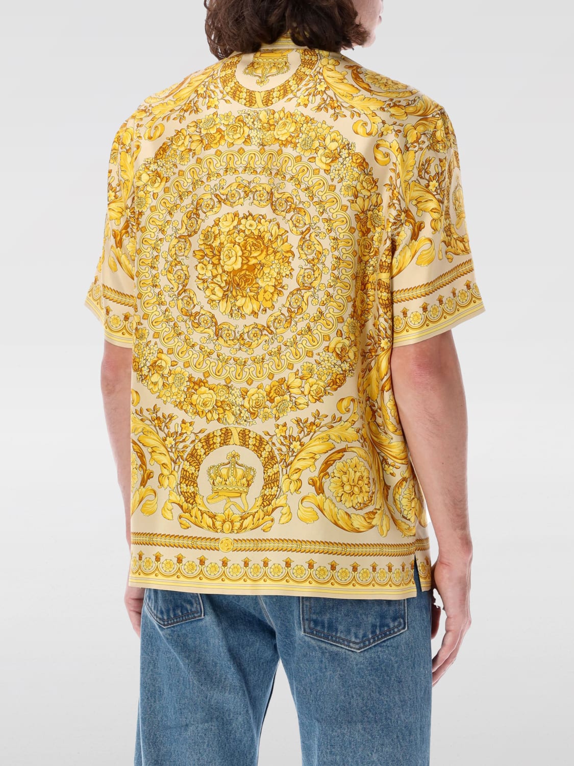 VERSACE CHEMISE: T-shirt homme Versace, Champagne - Img 2