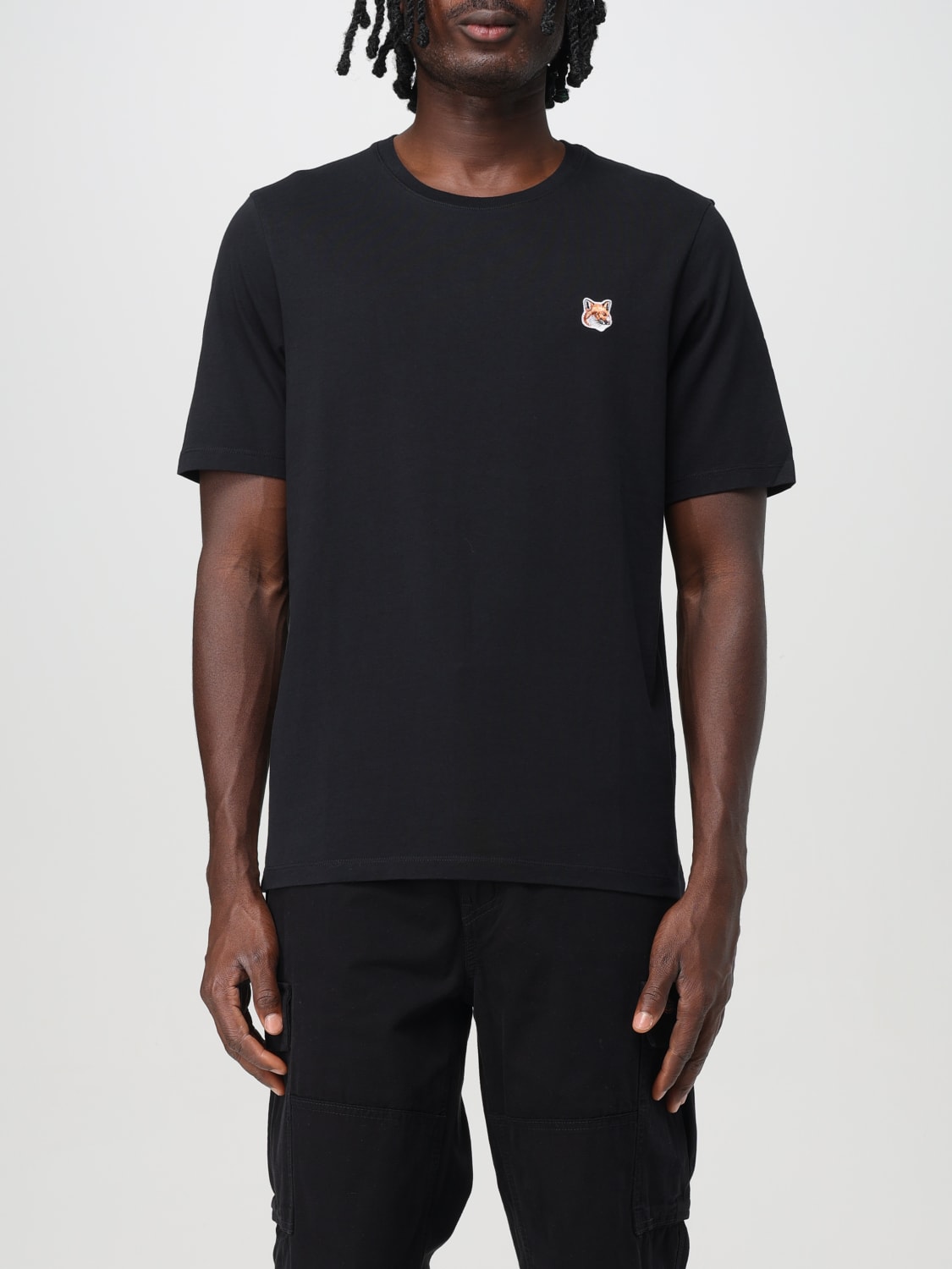 MAISON KITSUNÉ T-SHIRT: T-shirt men Maison KitsunÉ, Black - Img 1