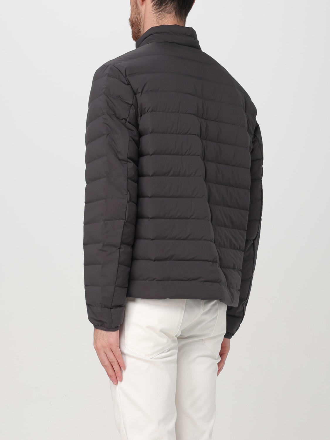 EMPORIO ARMANI GIACCA: Giubbotto Emporio Armani in nylon trapuntato , Grigio - Img 2