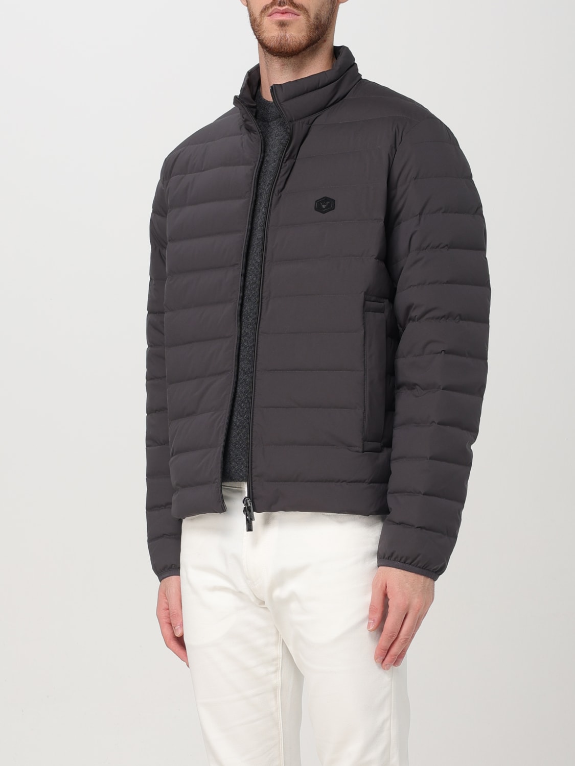EMPORIO ARMANI Blazer men Grey Emporio Armani jacket 8N1BQ21NLRZ online at GIGLIO.COM