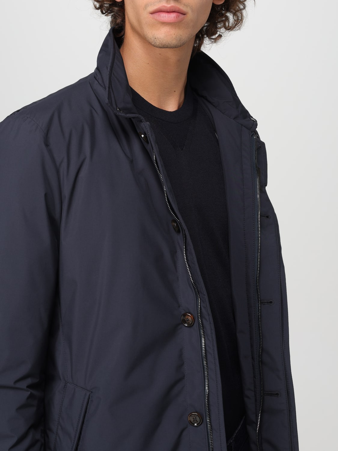 MOORER JACKET: Jacket men Moorer, Blue - Img 4