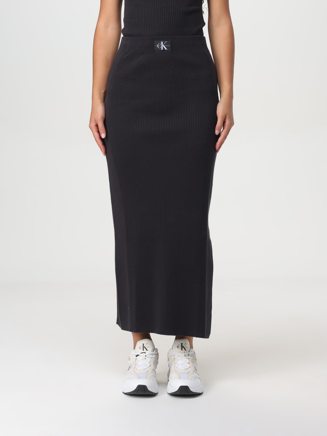 CALVIN KLEIN SKIRT: Skirt woman Calvin Klein, Black - Img 1