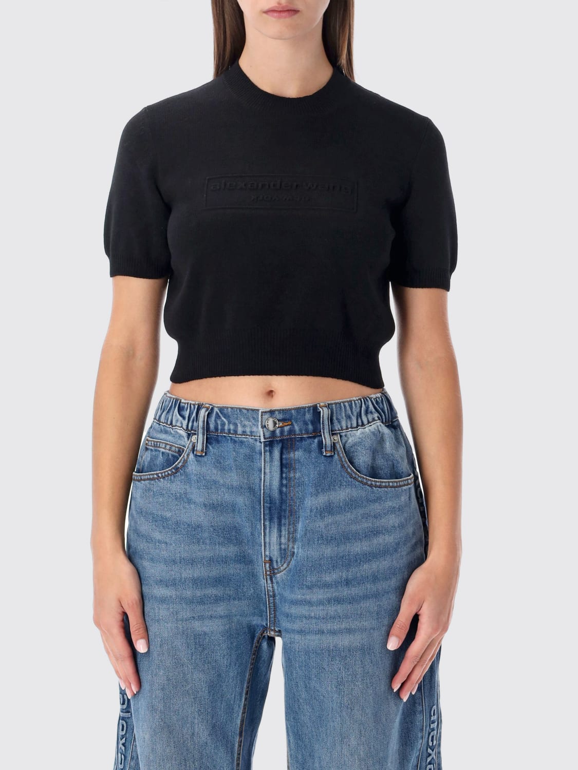 ALEXANDER WANG TOP: Top woman Alexander Wang, Black - Img 1