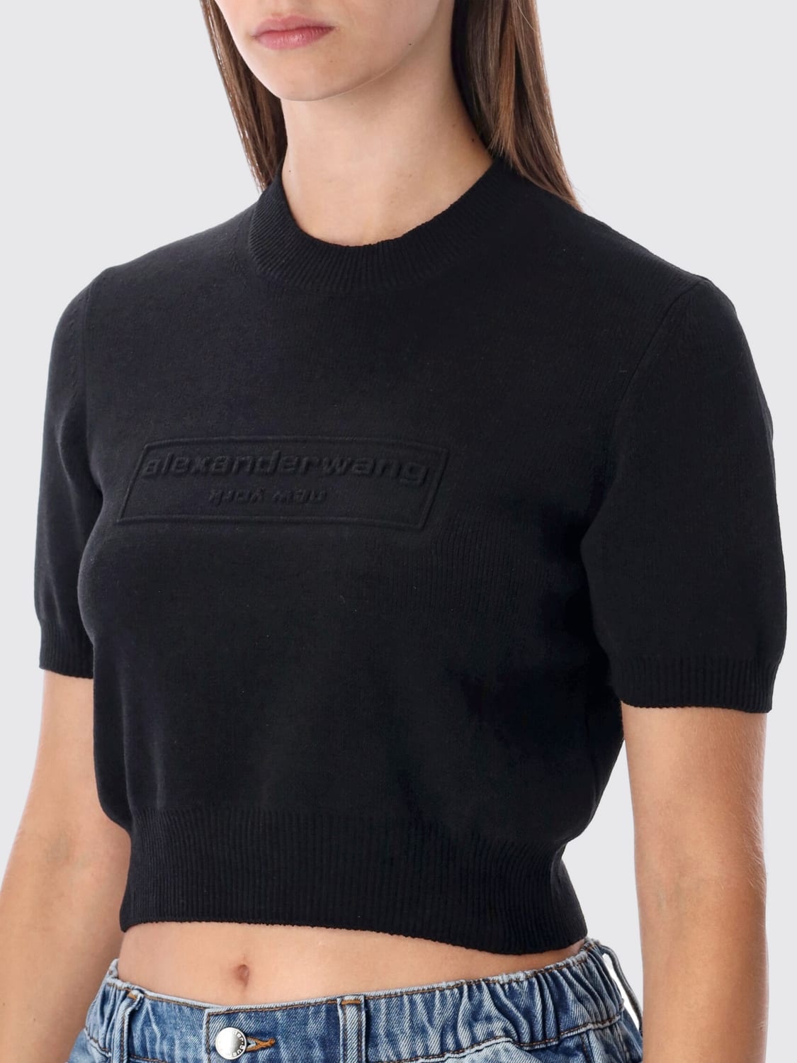 ALEXANDER WANG TOP: Top woman Alexander Wang, Black - Img 3
