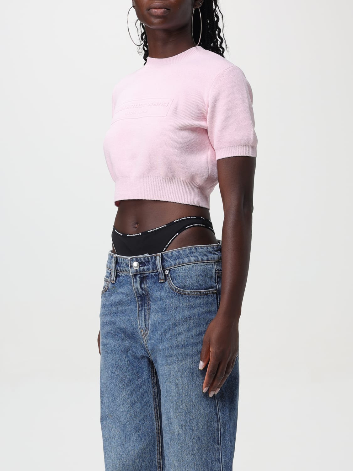 ALEXANDER WANG TOP: Top mujer Alexander Wang, Rosa - Img 4