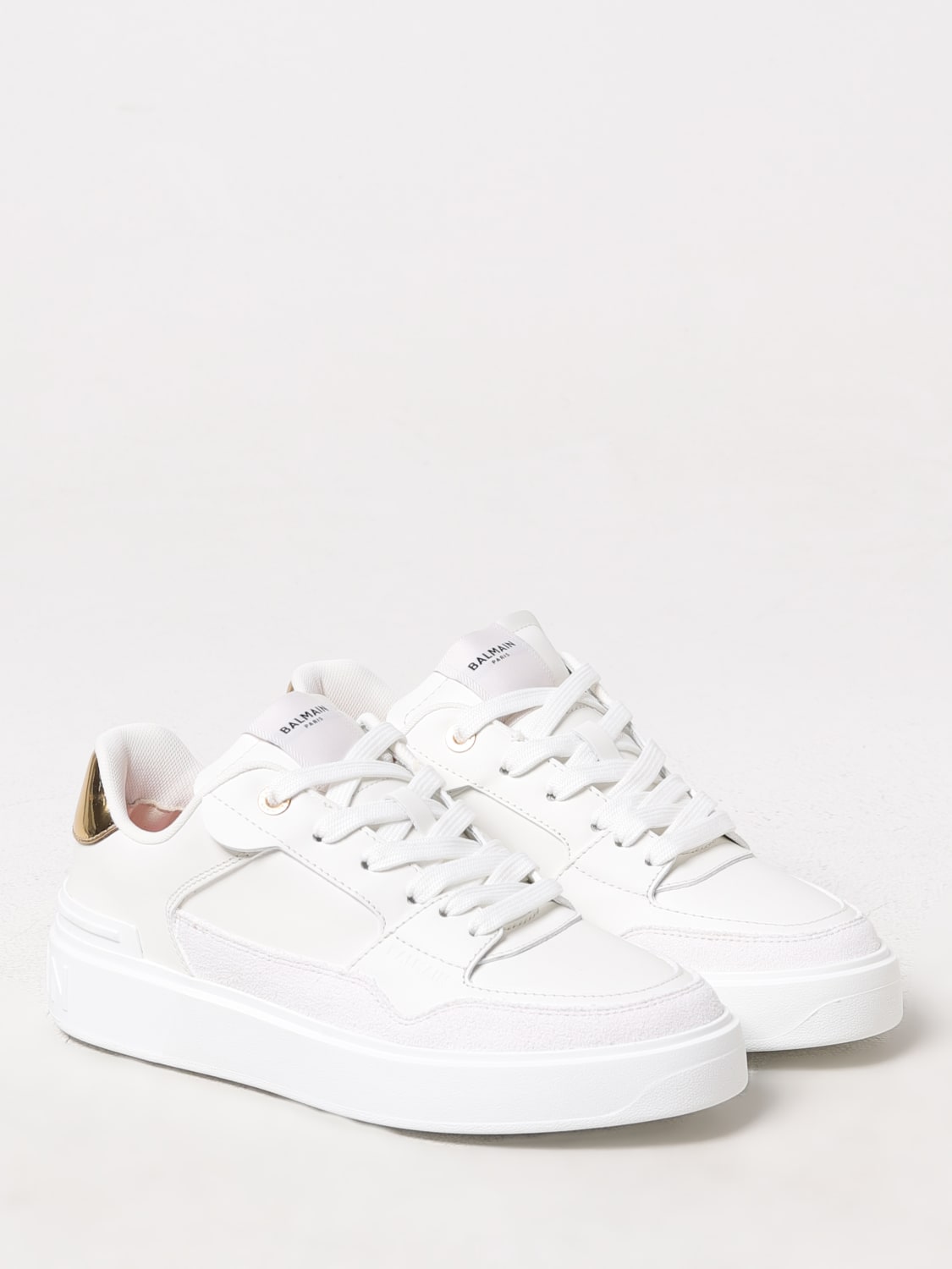 BALMAIN SNEAKERS: Sneakers woman Balmain, White - Img 2