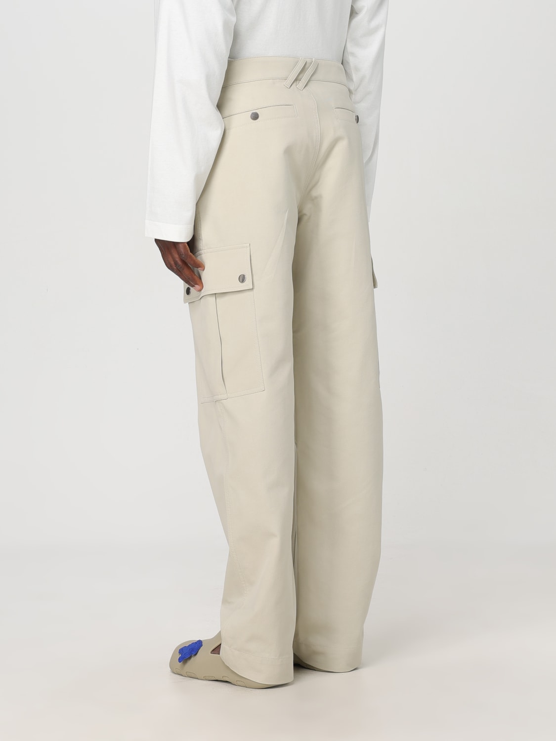 BURBERRY PANTS: Pants men Burberry, Grey - Img 3