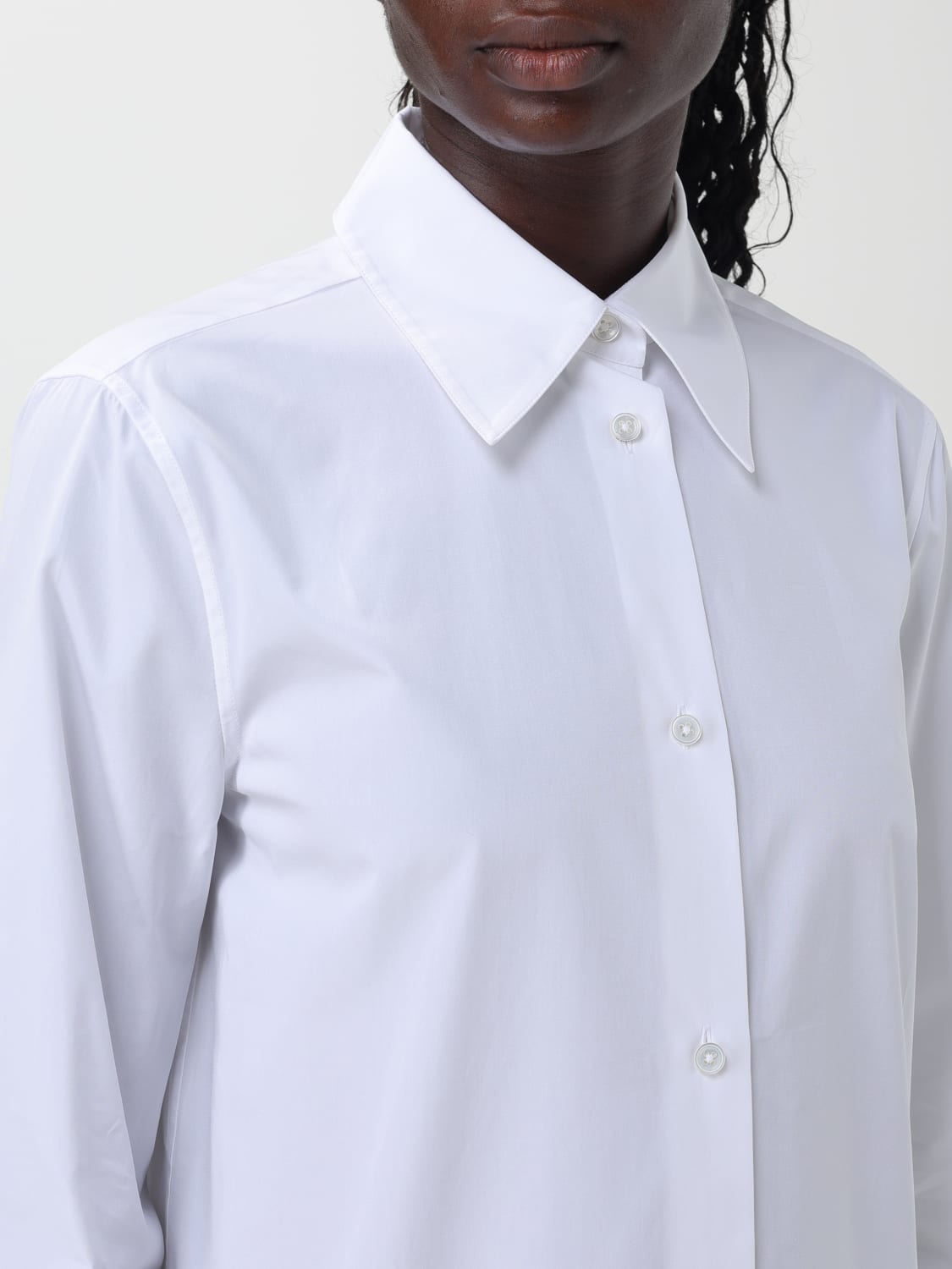 JIL SANDER CAMICIA: Camicia Jil Sander in popeline di cotone , Bianco - Img 5