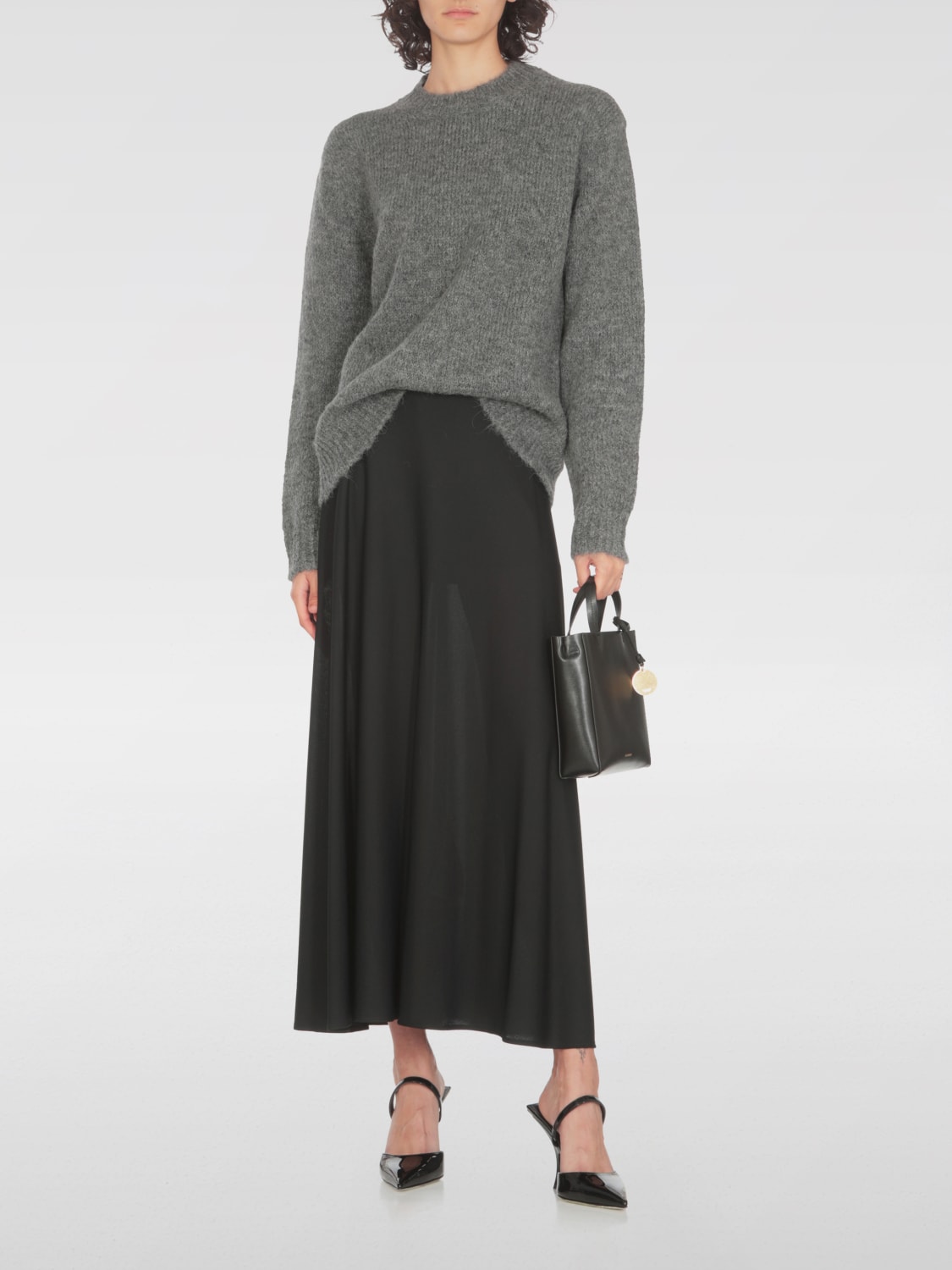 JIL SANDER JERSEY: Jersey mujer Jil Sander, Gris - Img 2