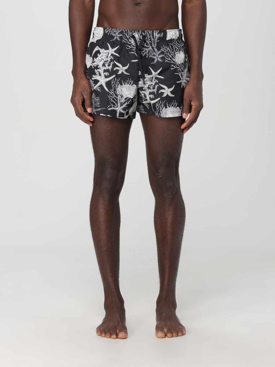 VERSACE SWIMSUIT: Swimsuit men Versace, Black - Img 1