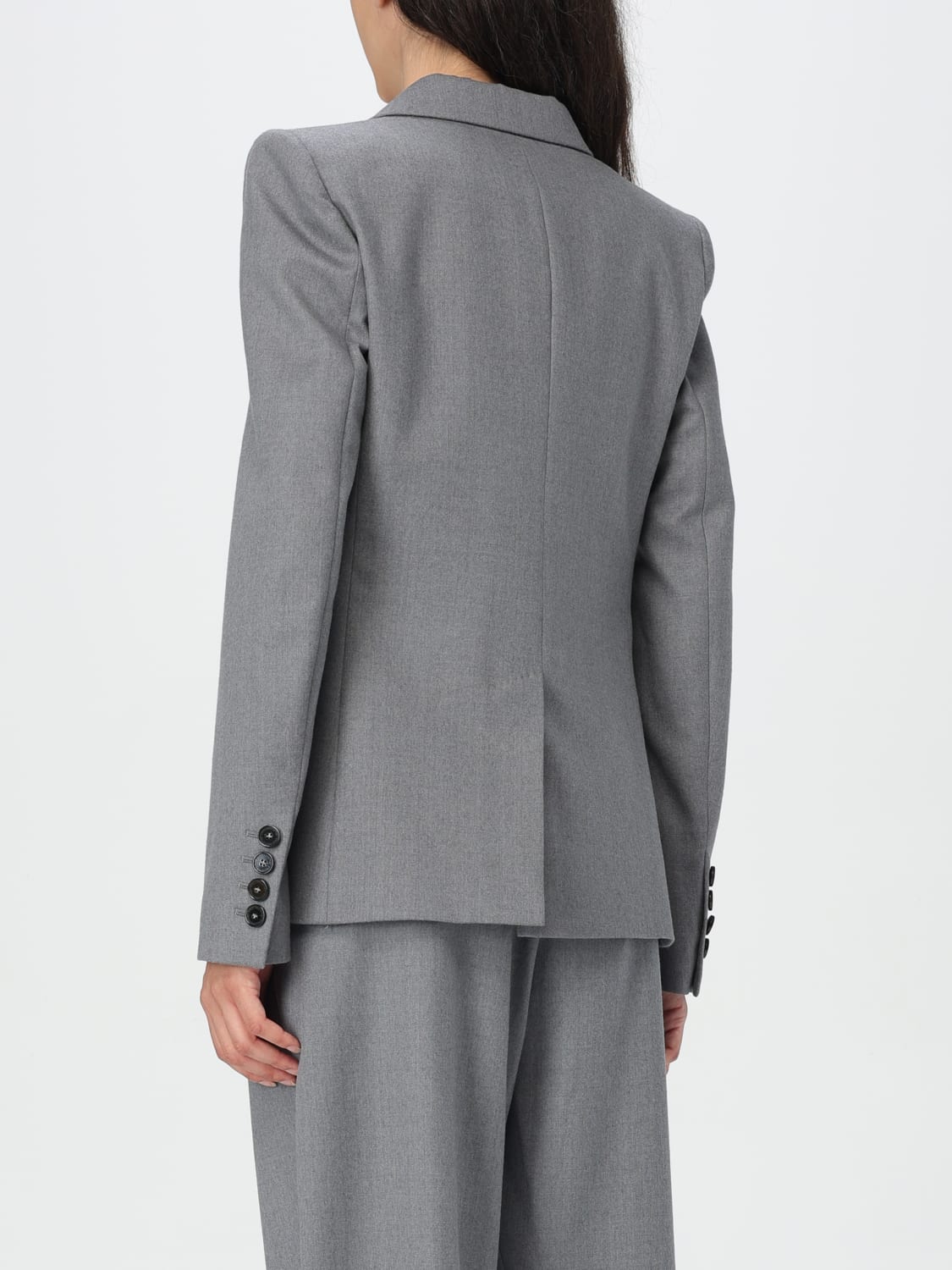 STELLA MCCARTNEY BLAZER: Blazer a monopetto Stella McCartney, Grigio - Img 3