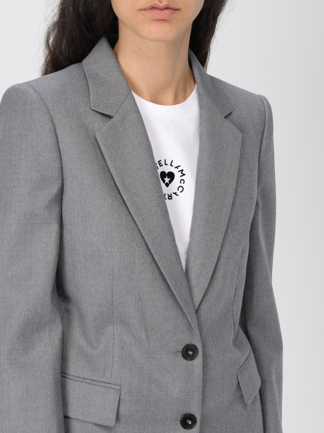 STELLA MCCARTNEY BLAZER: Veste femme Stella McCartney, Gris - Img 5