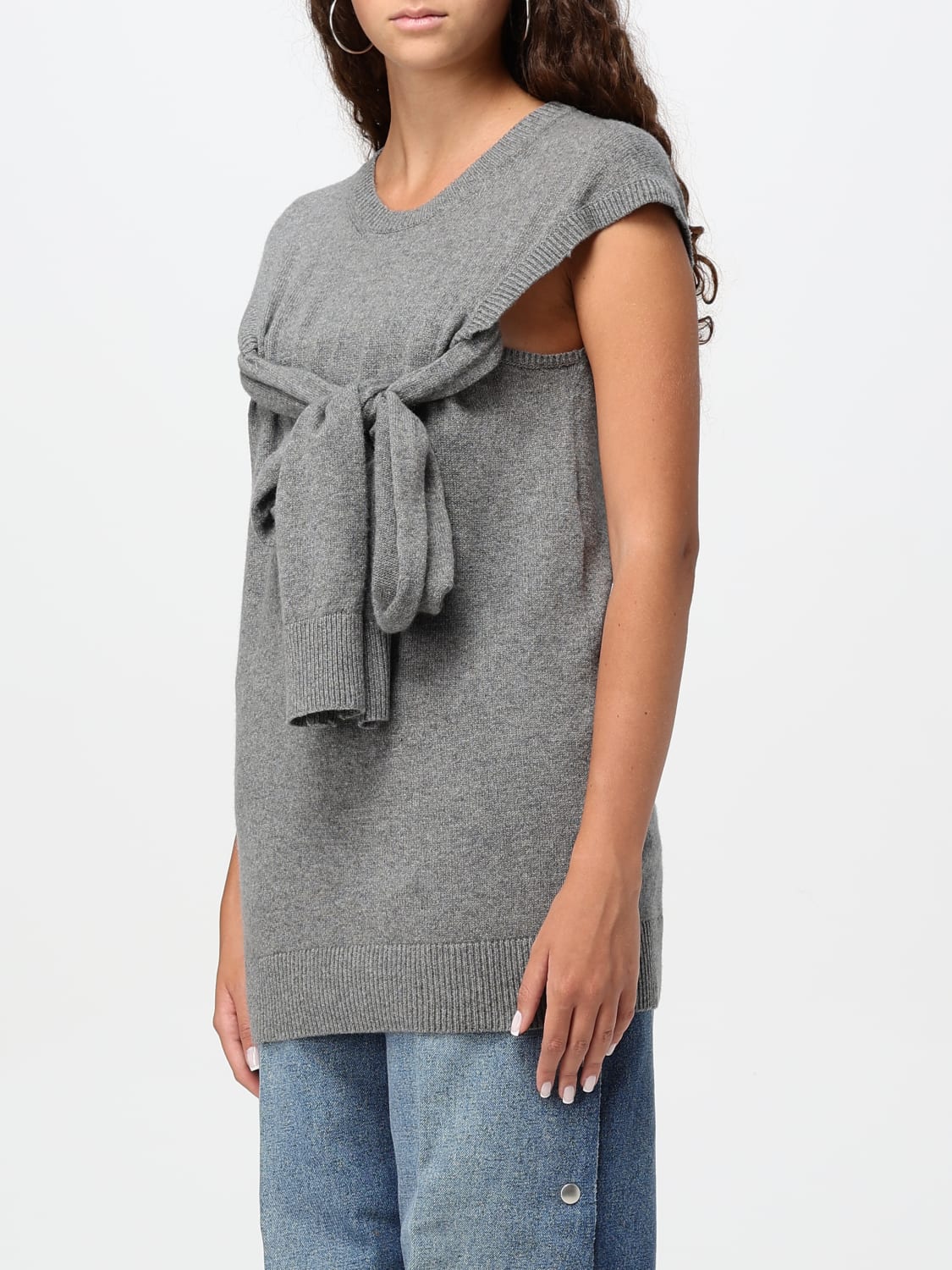 STELLA MCCARTNEY WAISTCOAT: T-shirt woman Stella McCartney, Grey - Img 4