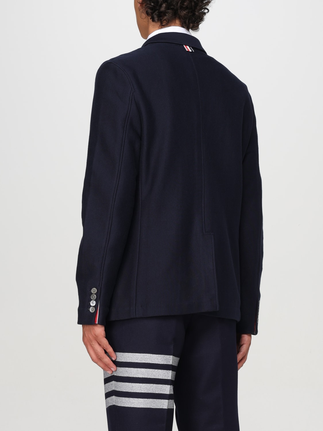 THOM BROWNE VESTE: Blazer homme Thom Browne, Bleu - Img 3