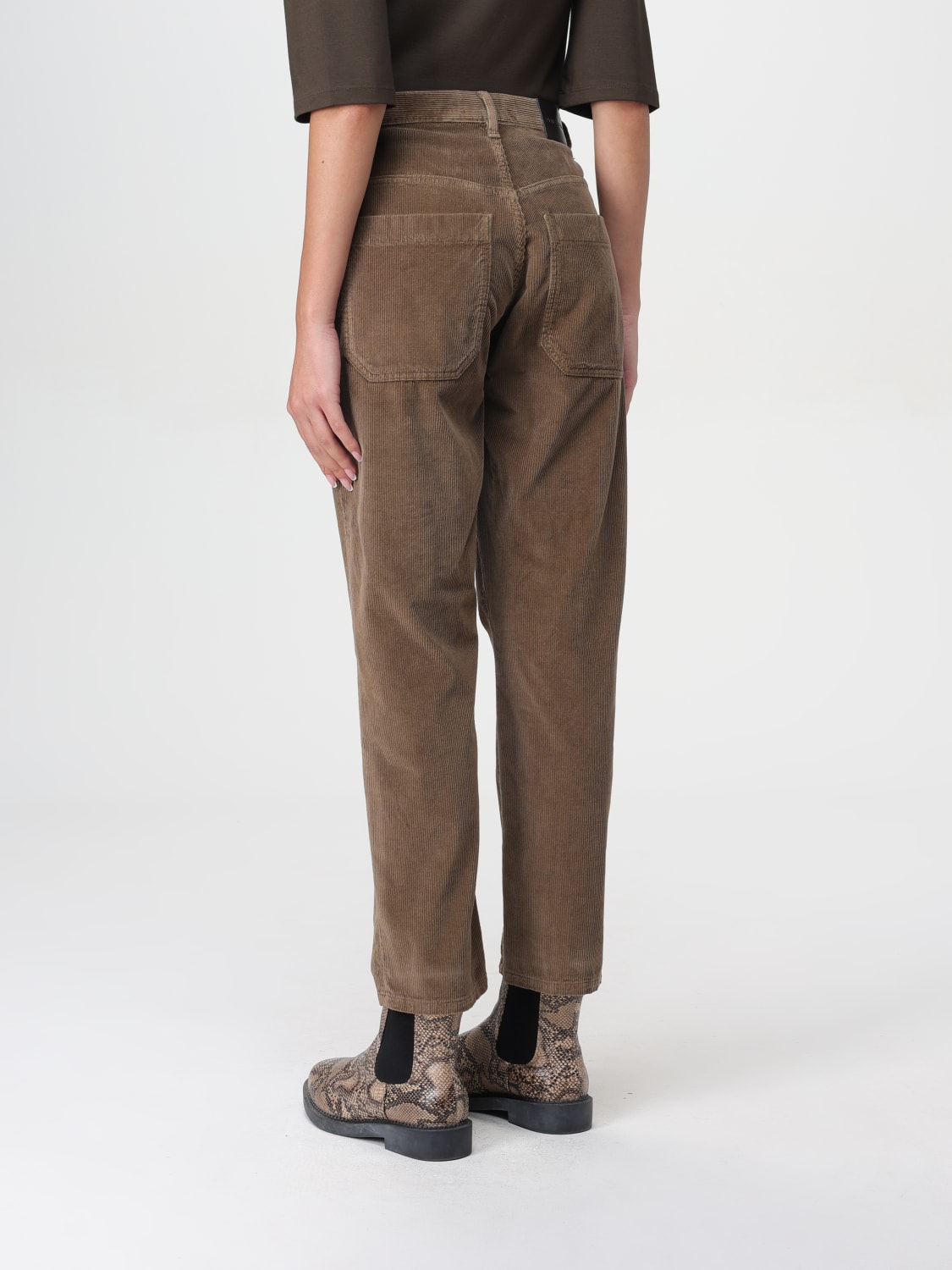 PINKO PANTS: Pants woman Pinko, Brown - Img 2