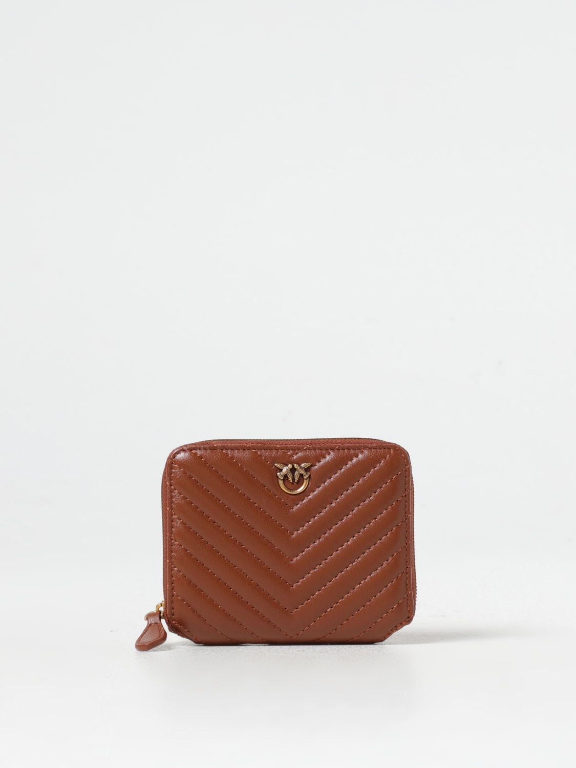 PINKO PORTEFEUILLE: Sac pochette femme Pinko, Marron - Img 1