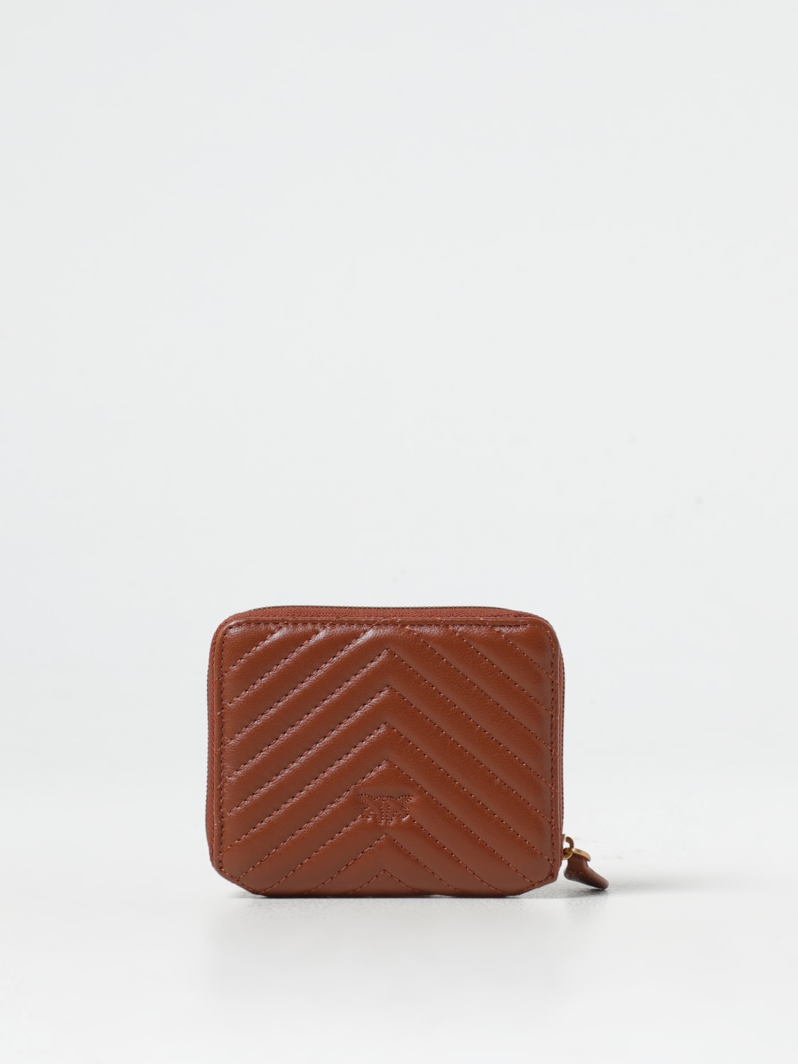 PINKO PORTEFEUILLE: Sac pochette femme Pinko, Marron - Img 3