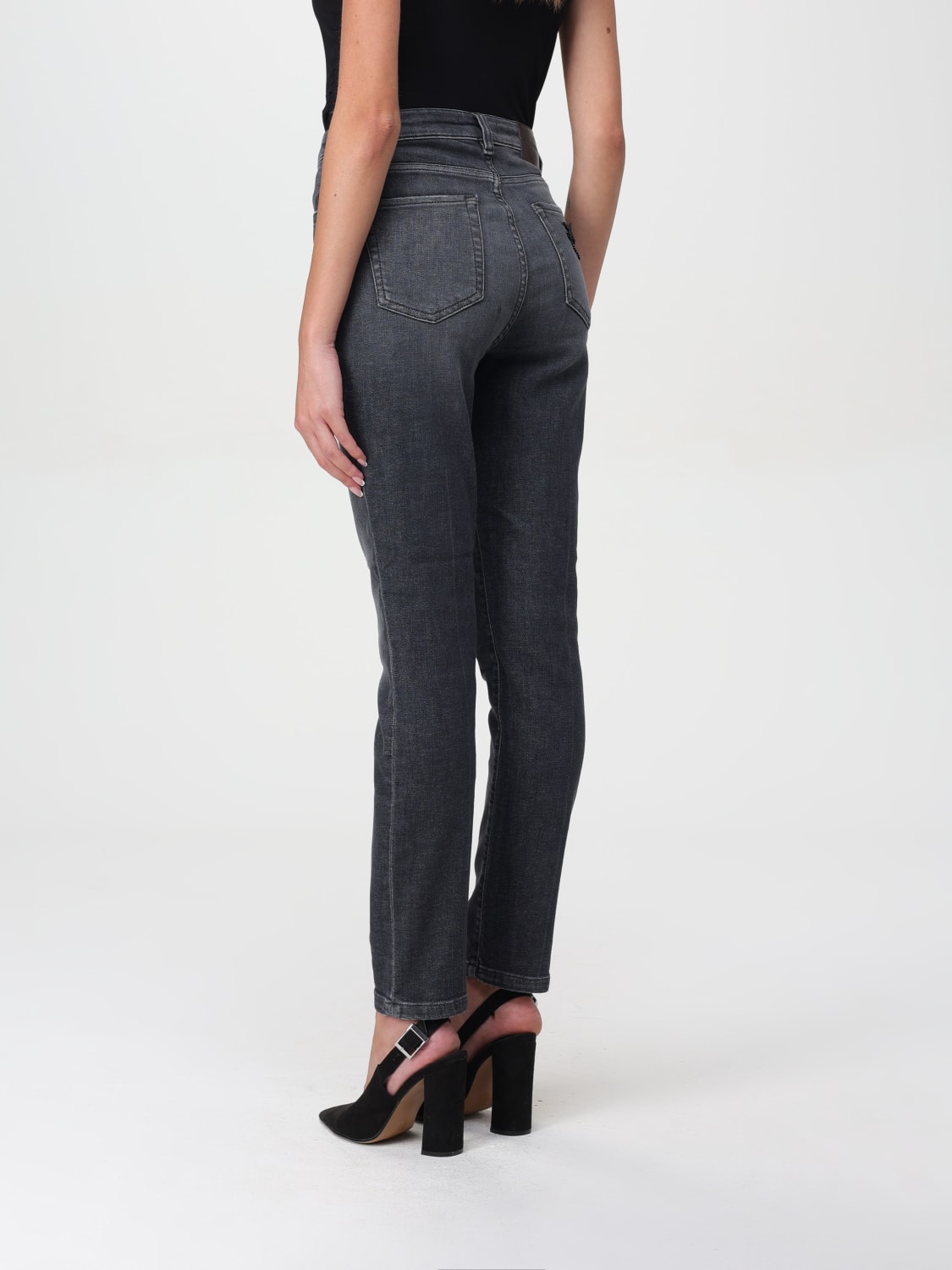 PINKO JEANS: Jeans woman Pinko, Denim - Img 2