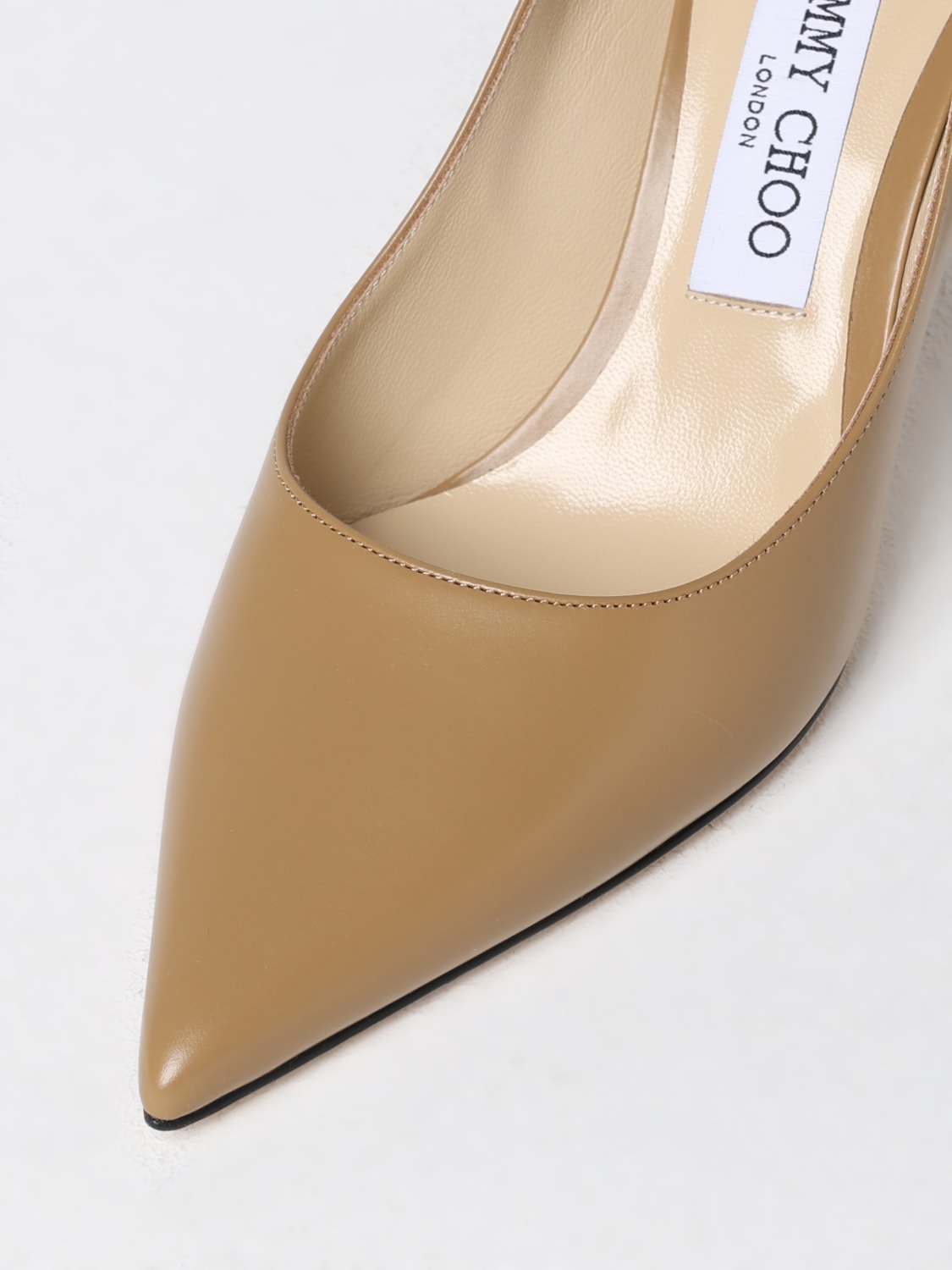 JIMMY CHOO PUMPS: High heel shoes woman Jimmy Choo, Beige - Img 4