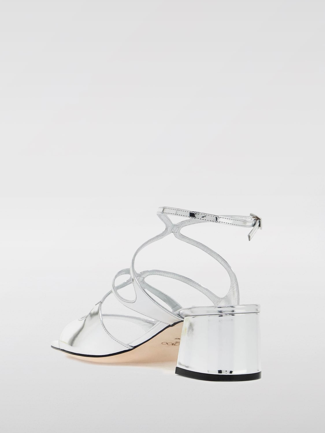 JIMMY CHOO SANDALES À TALONS: Chaussures femme Jimmy Choo, Argent - Img 2