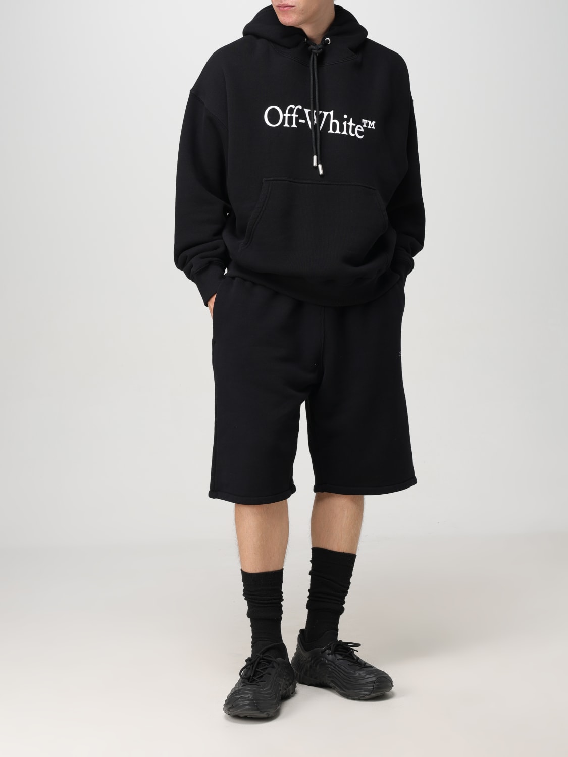 OFF-WHITE SUDADERA: Sudadera hombre Off-white, Negro - Img 2