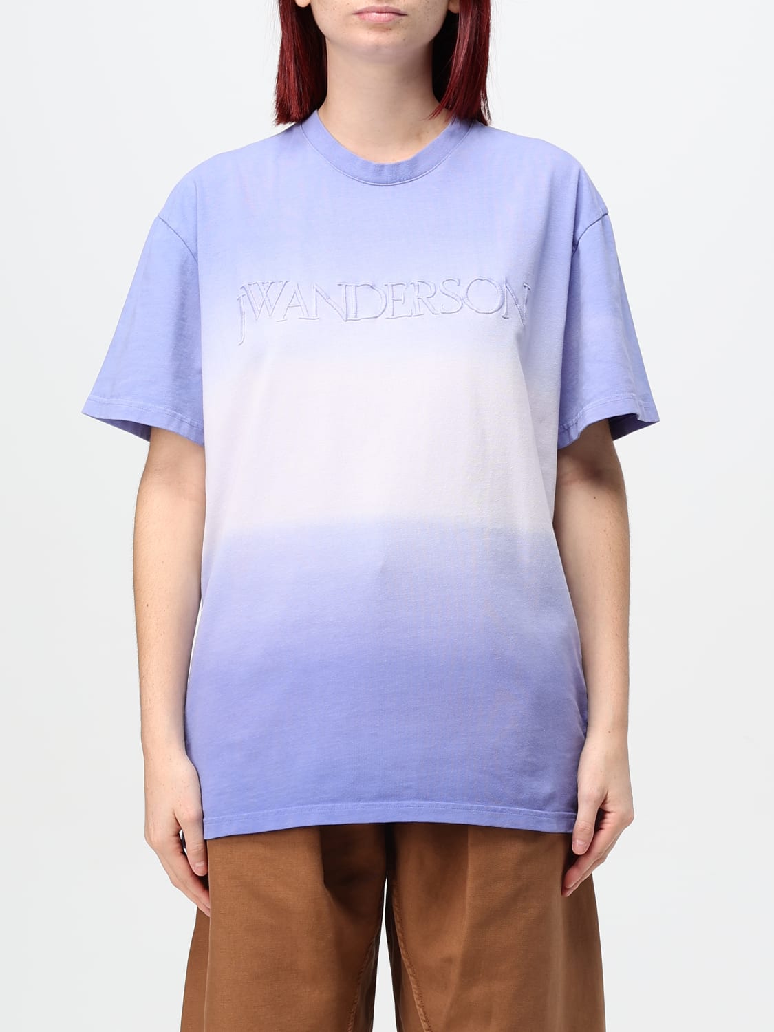 JW ANDERSON 티셔츠: 스웨터 여성 Jw Anderson, 라벤더 - Img 1