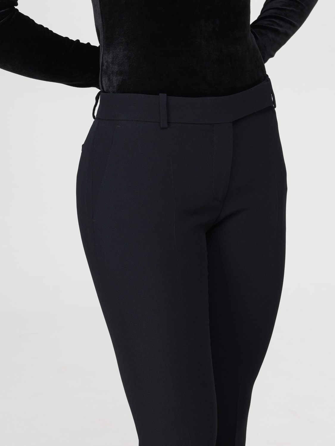 ALEXANDER MCQUEEN: Pants woman - Black | Alexander McQueen