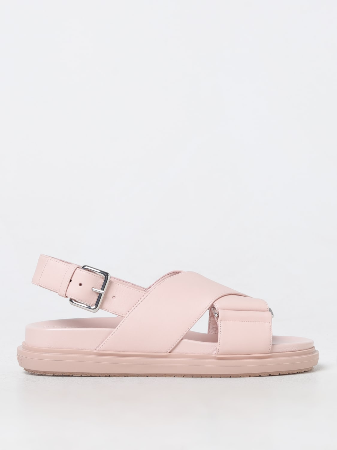 MARNI FLAT SANDALS: Shoes woman Marni, Pink - Img 1