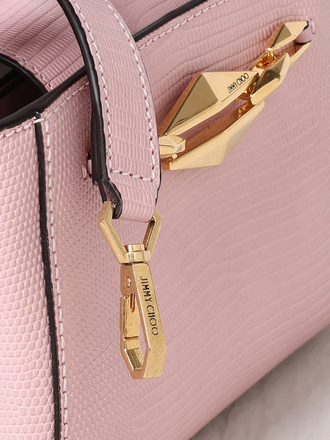 JIMMY CHOO MINI BAG: Handbag woman Jimmy Choo, Pink - Img 4