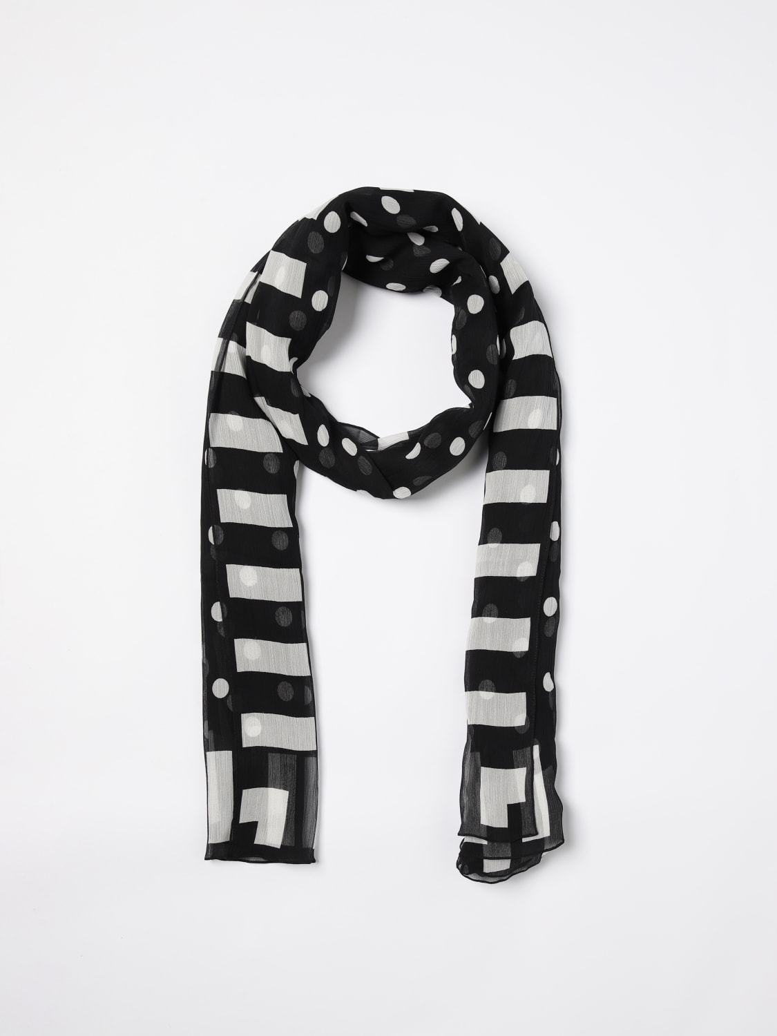 DOLCE & GABBANA SCARF: Scarf woman Dolce & Gabbana, Black - Img 2