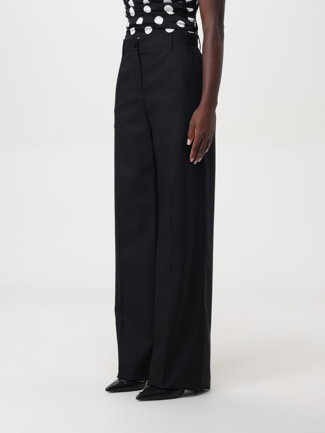 DOLCE & GABBANA: Pants woman - Black | Dolce & Gabbana pants