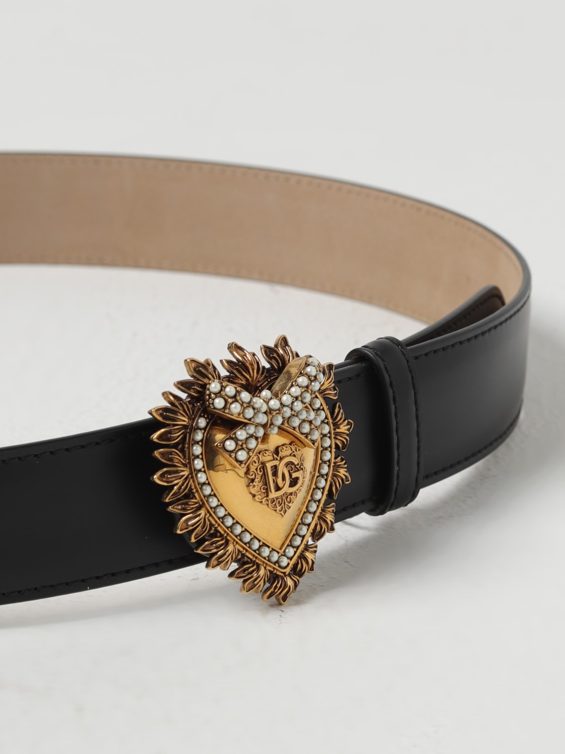 DOLCE & GABBANA BELT: Belt woman Dolce & Gabbana, Black - Img 2