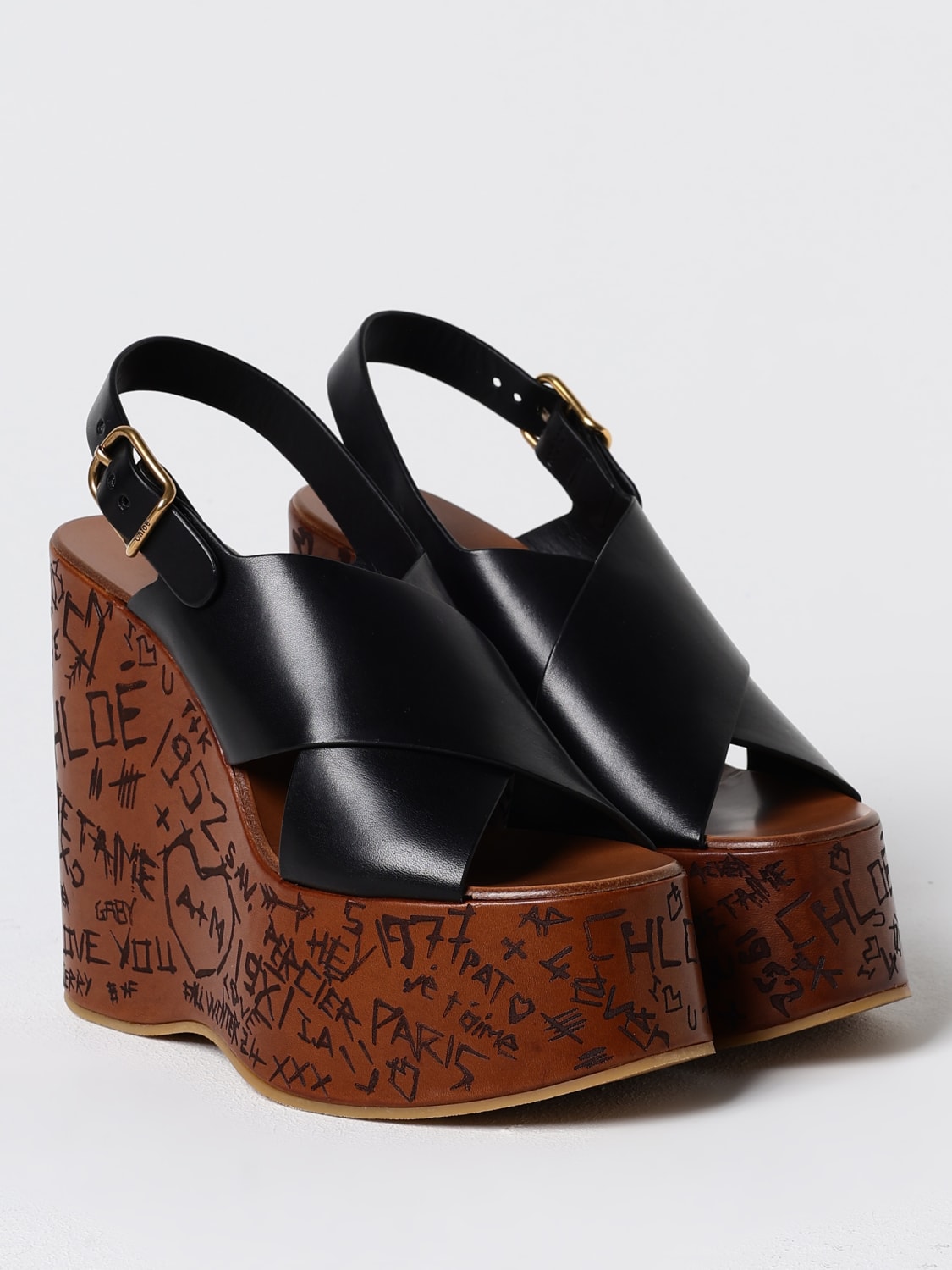 CHLOÉ WEDGE SHOES: Shoes woman ChloÉ, Black - Img 2