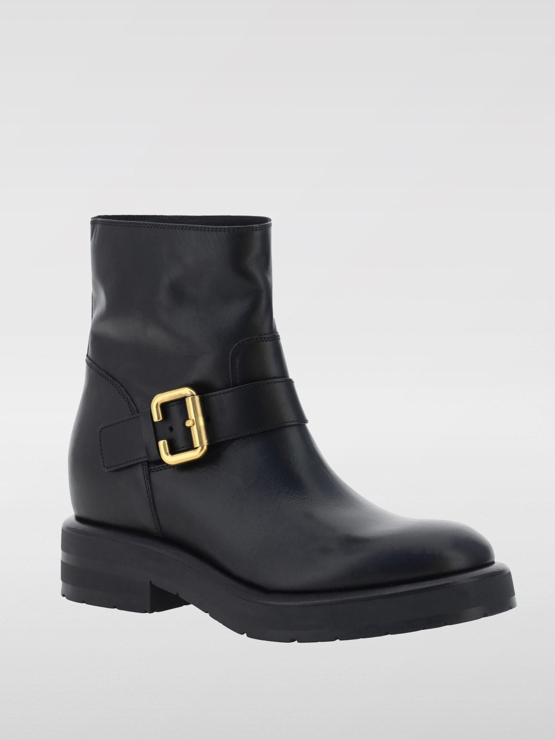 CHLOÉ FLAT ANKLE BOOTS: Boots woman ChloÉ, Black - Img 2