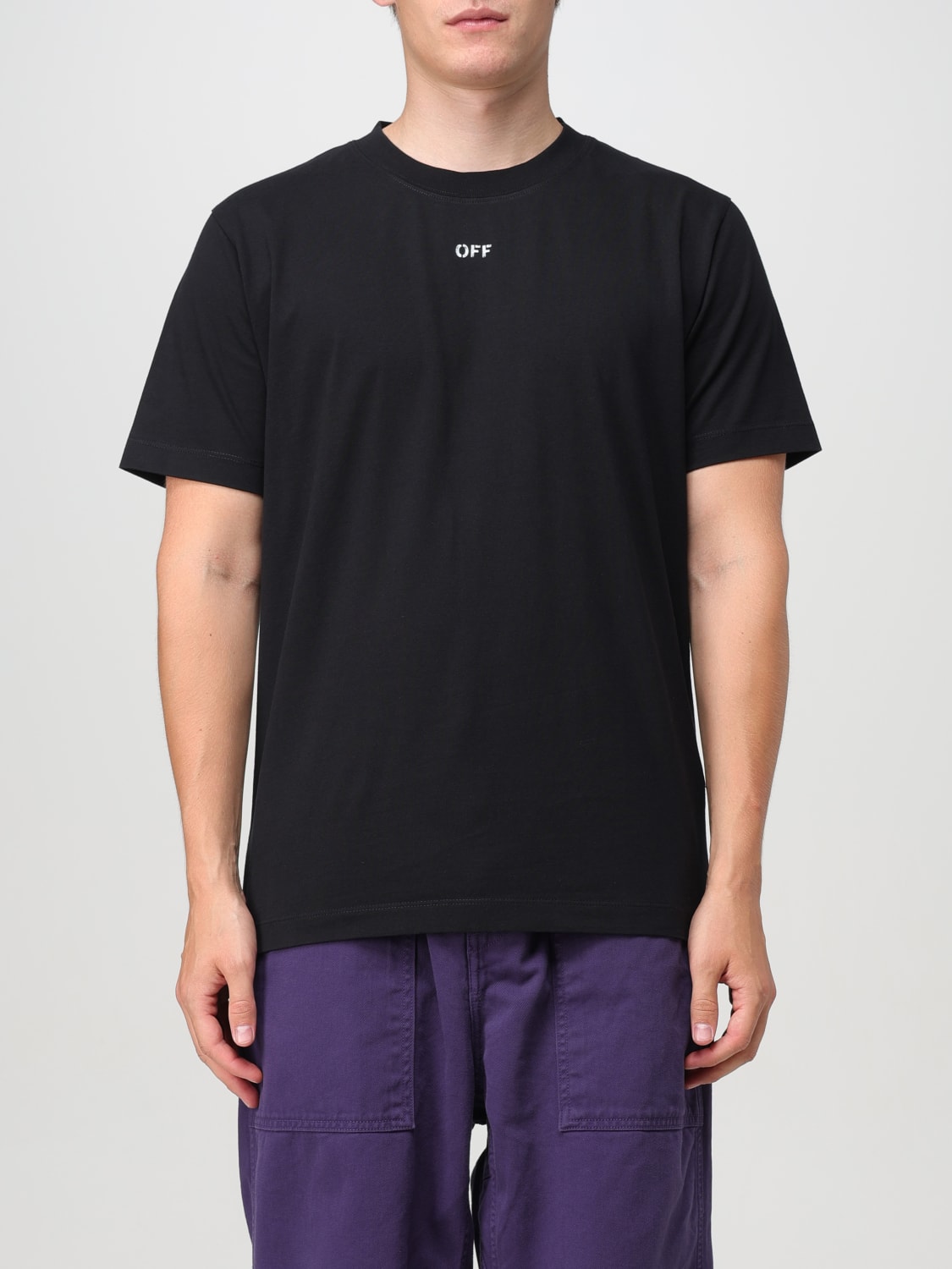 OFF-WHITE T-SHIRT: T-shirt Off Off-White in cotone , Nero - Img 1