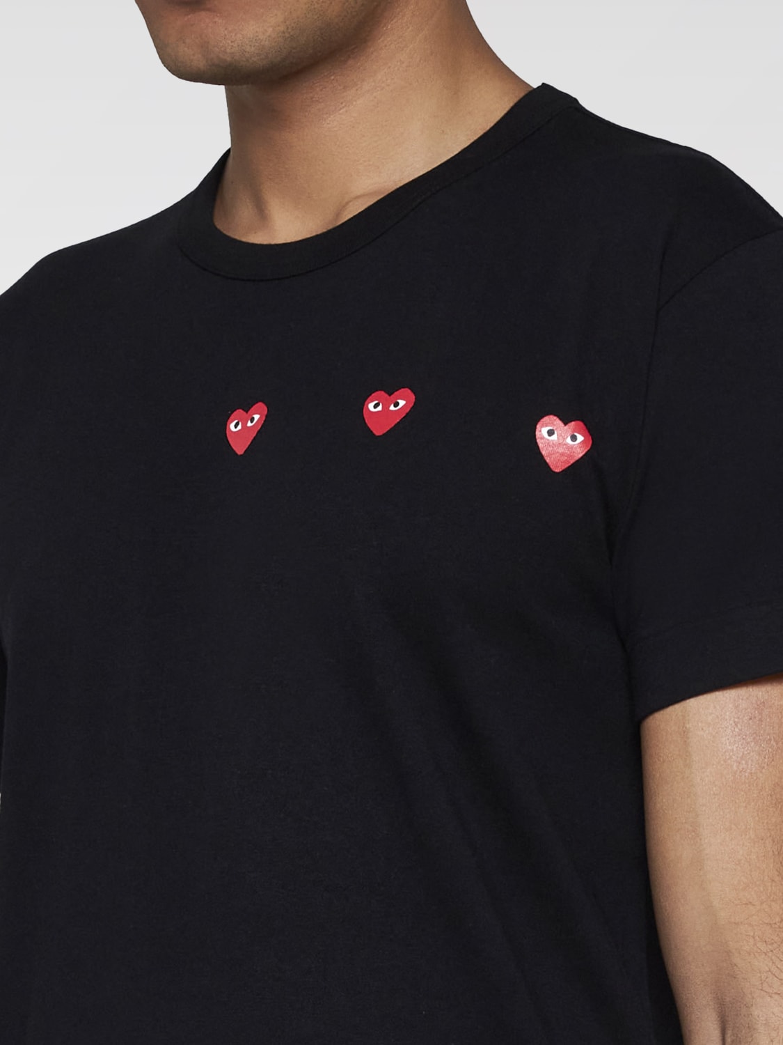 COMME DES GARCONS PLAY T-SHIRT: T-shirt men Comme Des Garcons Play, Black - Img 3