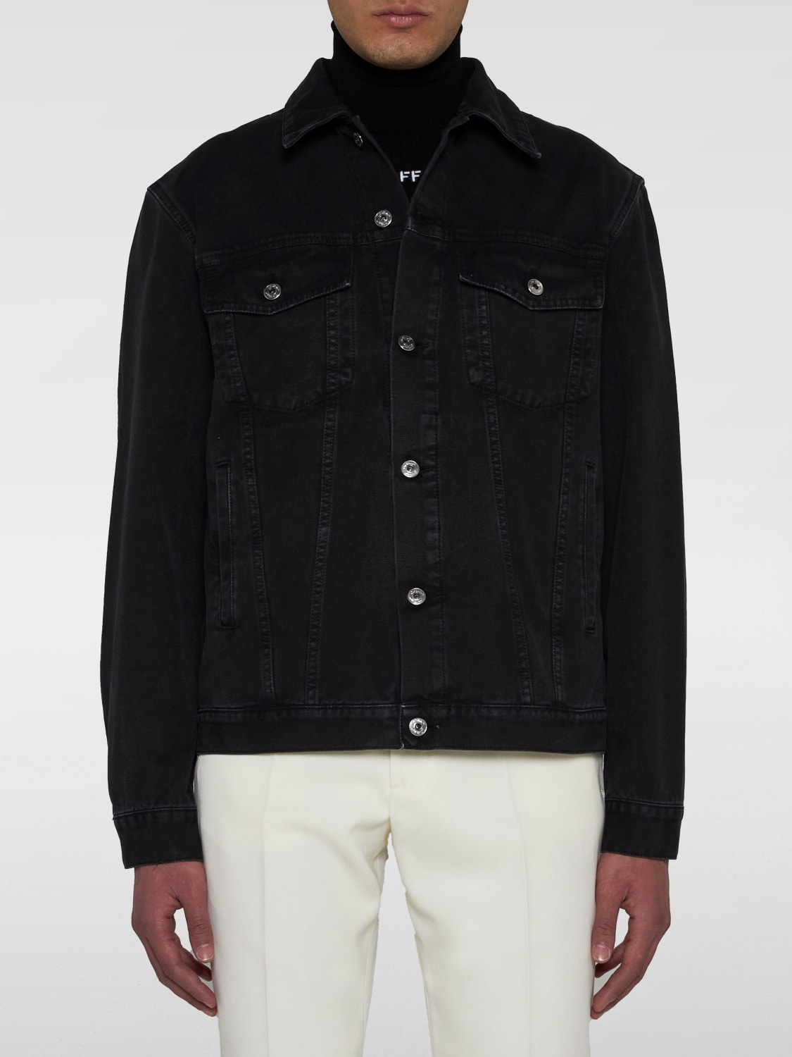 OFF-WHITE JACKET: Jacket men Off-white, Black - Img 1