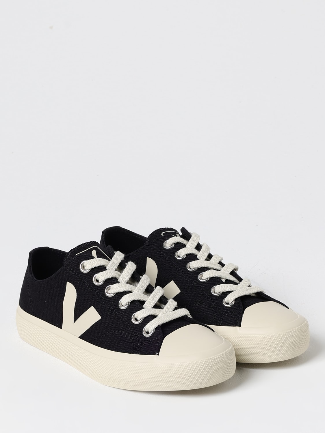 VEJA SNEAKERS: Sneakers Wata II Veja in canvas , Nero - Img 2