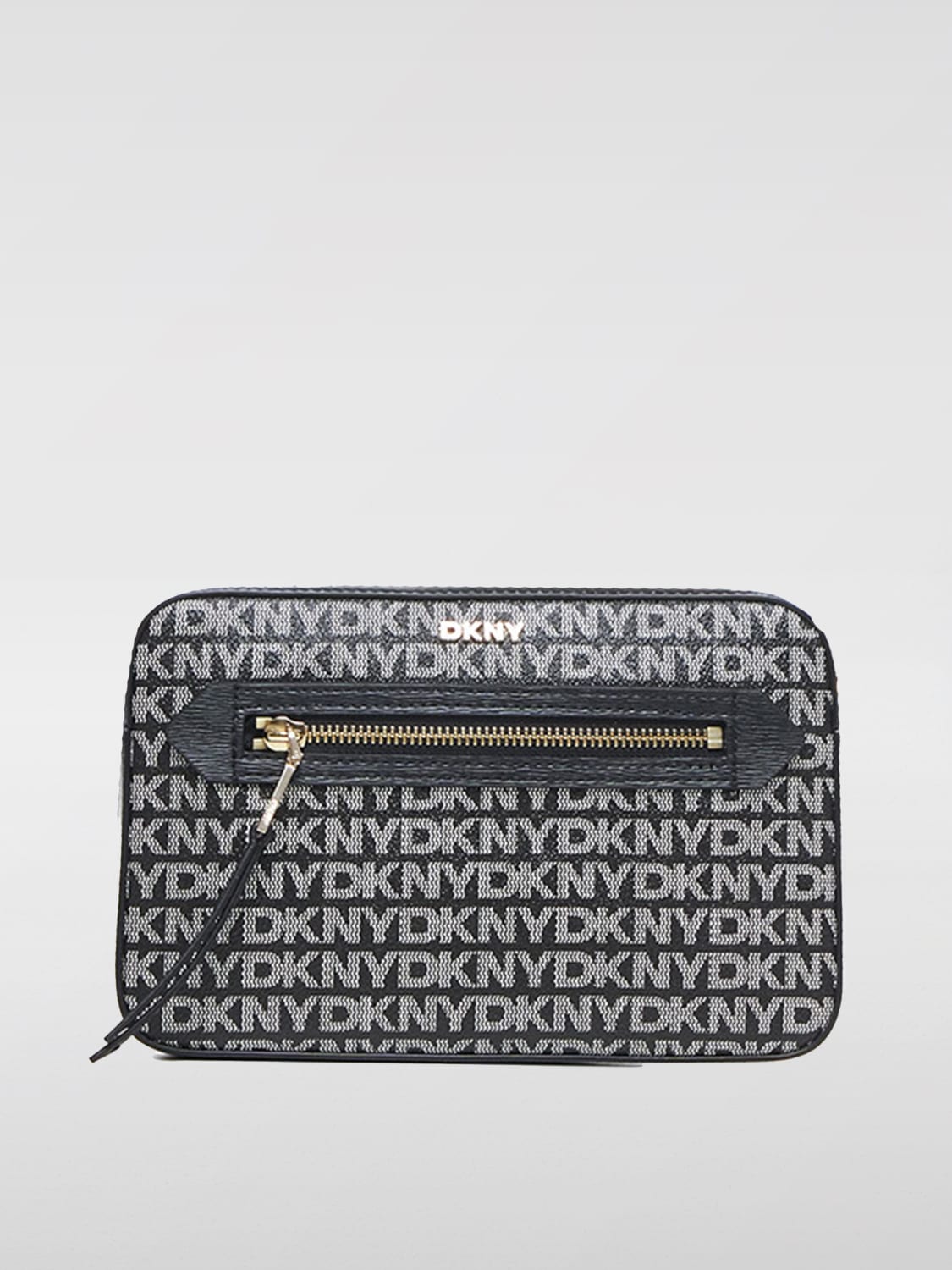 Giglio Borsa Bryant Ave Camera Dkny in cotone spalmato con monogram all over