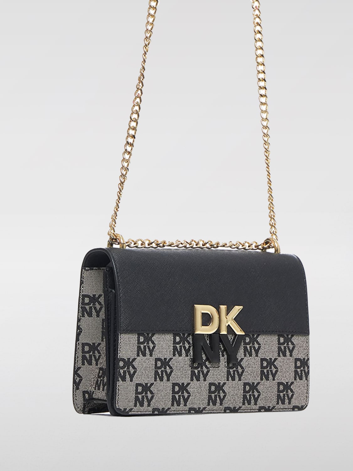 DKNY MINI SAC À MAIN: Sac porté épaule femme Dkny, Noir - Img 3