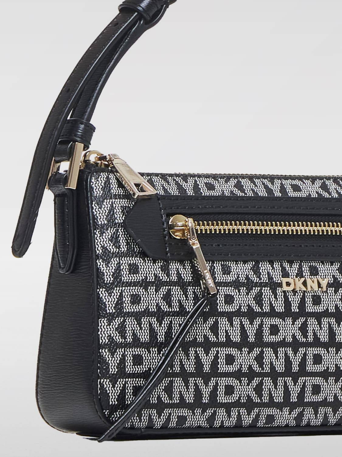 DKNY MINI BAG: Shoulder bag woman Dkny, Black - Img 3