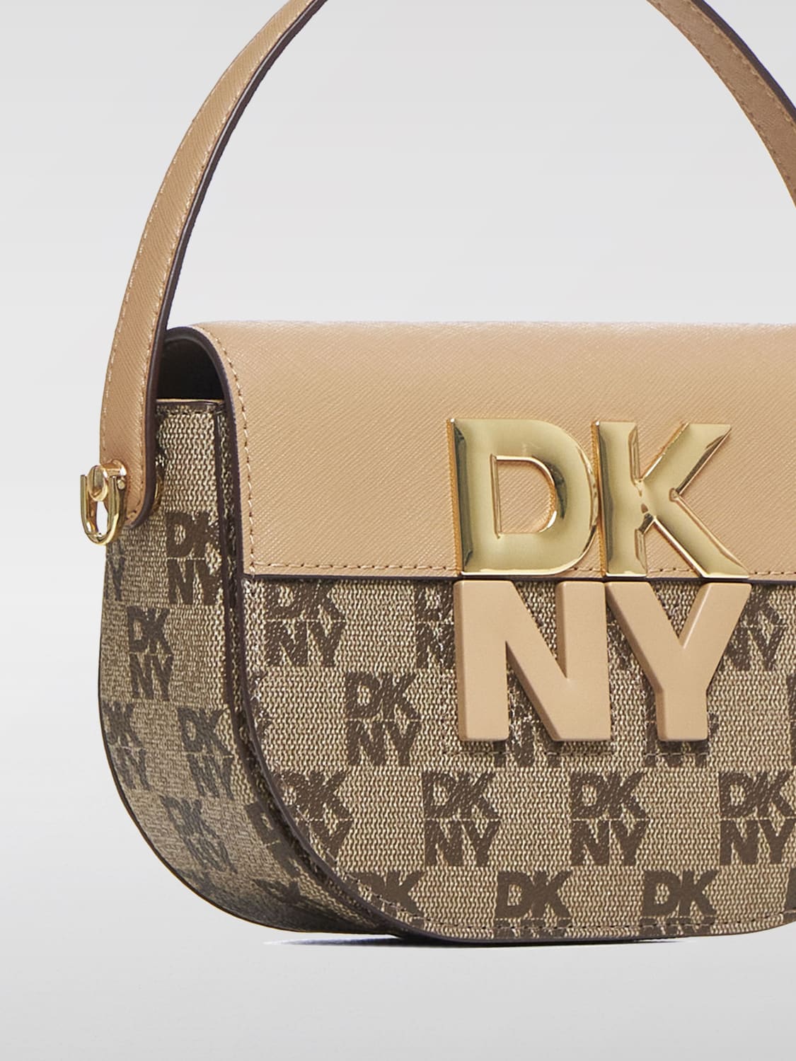 DKNY MINI SAC À MAIN: Sac porté épaule femme Dkny, Beige - Img 3