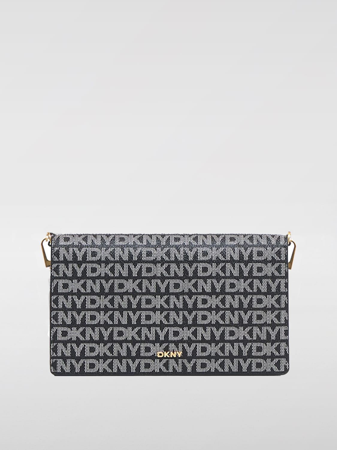 Giglio Borsa Farah Dkny in cotone spalmato con monogram all over