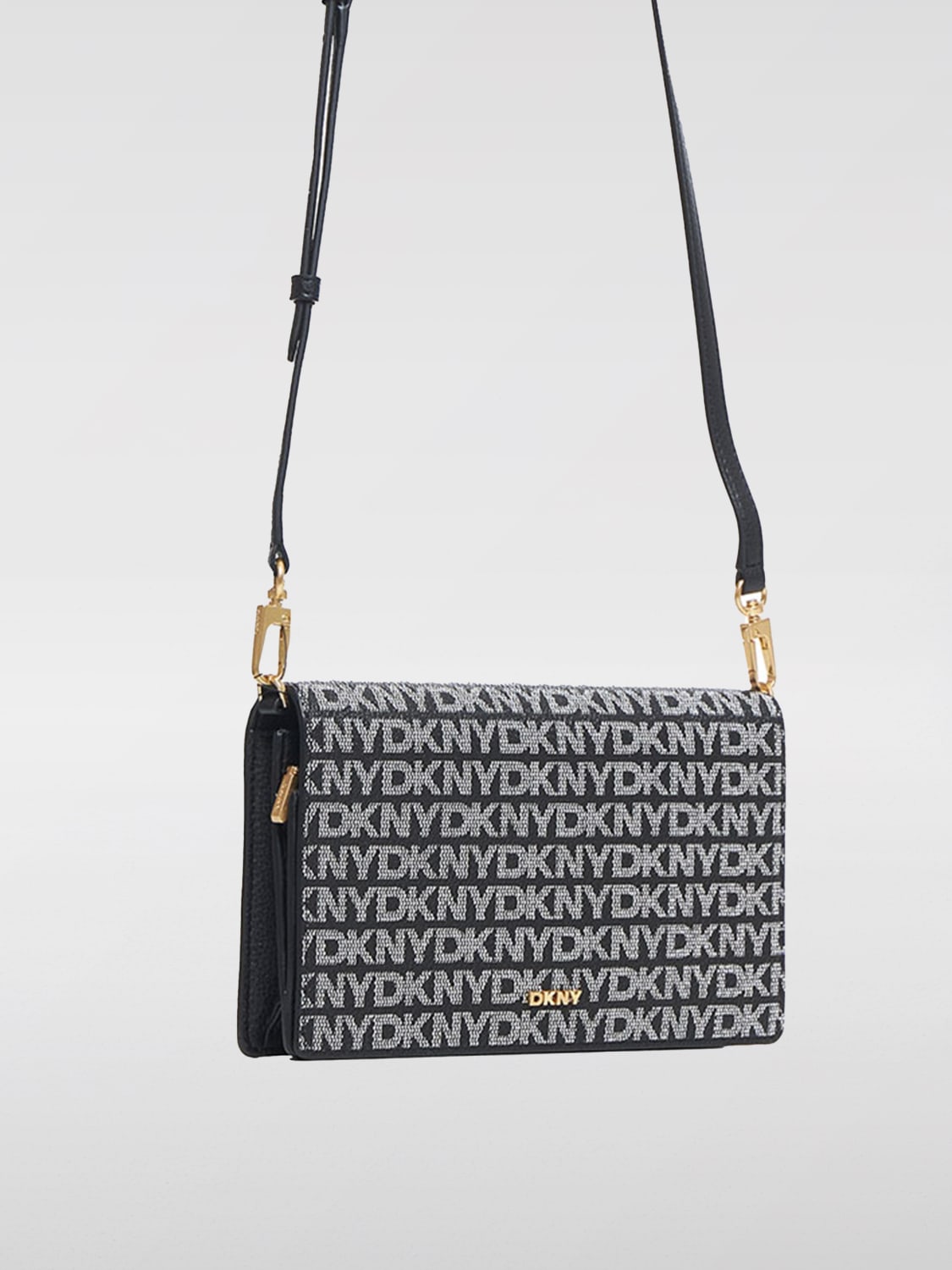 DKNY MINI SAC À MAIN: Sac porté épaule femme Dkny, Noir - Img 3