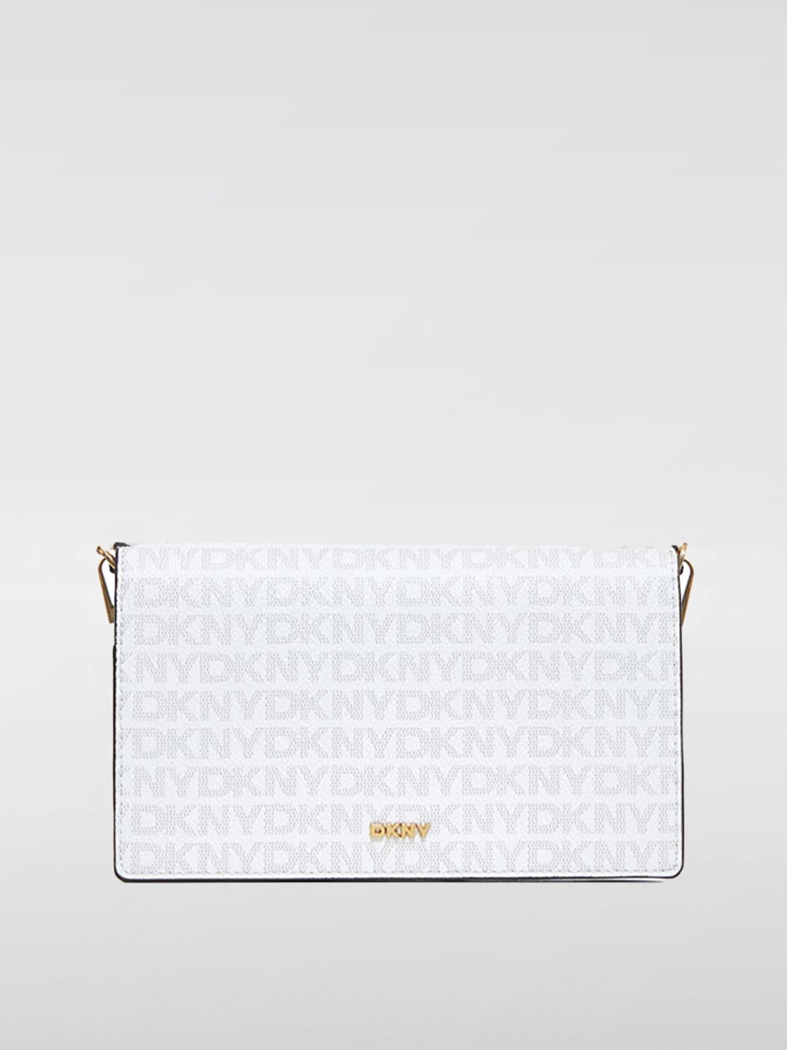 Giglio Borsa Farah Dkny in cotone spalmato con monogram all over